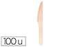 COUTEAU EN BOIS COLDIS DIAMETRE 16,5CM PAQUET DE 100 UNITES