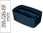 BOITE DE RANGEMENT LEITZ COSY MY BOX PETIT FORMAT AVEC      COUVERCLE + ORGANISATEUR      POIGNEE COLORIS GRIS