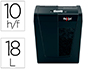 DESTRUCTEUR DE DOCUMENTS REXELSECURE X10 COUPE CROISEE EN PARTICULES 10 F DE PAPIER A4 80G204X355X351MM