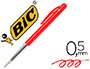STYLO-BILLE BIC M10 CRITURE MOYENNE 0.5MM ENCRE CLASSIQUE RTRACTABLE BOUTON POUSSOIR LATRAL COLORIS ROUGE