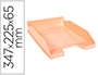 CORBEILLE A COURRIER EXACOMPTA COMBO MIDI  POUR    DOCUMENTS A4 PASTEL CORAIL    GLOSSY