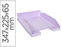 CORBEILLE A COURRIER EXACOMPTA COMBO MIDI  POUR    DOCUMENTS A4 MAUVE PASTEL     GLOSSY