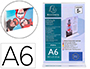 PORTE VISUEL EXACOMPTA A6 DROIT VERTICAL CRISTAL