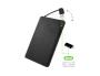 BATTERIE DE SECOURS POWER BANK 2500 MAH FLAT COLOR      CABLE MICRO USB INCLU ET      CONNECTEUR LIGHTNING POUR