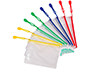 POCHETTE RENFORCEE TARIFOLD A ZIP A6, 175 * 125 MM COLORIS  ASSORTIS SACHET DE 8