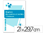 REGISTRE DES ENTR ES ET SORTIES - VISITEURS - FORMAT  : 21 X 29,7 CM - 40 PAGES + 4 DE COUVERTURE