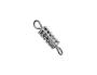 FERMOIRS BIJOUX SODERTEX ARGENT   VIS - 4 X 15 MM - 20 PCS - 1 COLORIS