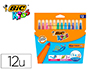 FEUTRE DE COLORIAGE BIC KID COULEUR XL - CORPS LARGE      POINTE LARGE 12 COULEURS      ASSORTIES - (A PARTIR DE 3