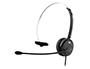 MICRO-CASQUE TNB ACTIV 100M MICRO FILAIR JACK 3.5MM MONO  OREILLETTE, TELECOMMANDE USB  ET ADAPTATEUR USB-C