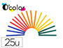 RECHARGE PISTOLET   COLLE DE COULEURS   CHAUD TOUT USAGE 5 COULEURS 7MMX10CM 100GR       SACHET DE 25 UN