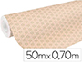 ROULEAU PAPIER CADEAU KRAFT NON VERG  AUX MOTIFS          CLAIREFONTAINE NO L LOSANGES  OR. 50M X 0,70M 70G.