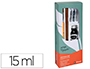 COFFRET PLUMES- CRITURE BRAUSE COMPOS  DE 1 PLUME EN  BOIS 3 PLUMES 1 PINCEAU 1     FLACON D'ENCRE NOIRE 15ML