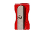 TAILLE-CRAYON LIDERPAPEL METALLIQUE 1 USAGE COLORIS    ROUGE
