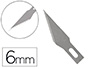 LAME DE RECHANGE Q-CONNECT POUR BISTOURI KF00289 BLISTER 5 UNITES