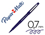 FEUTRE ECRITURE PAPER MATE FLAIR POINTE MOYENNE 0,7MM    ENCRE BLEU MARINE
