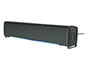 BARRE DE SON Q-CONNECT POUR ORDINATEUR AVEC LUMIERE LED   COLORIS NOIR