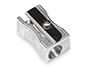 TAILLE-CRAYON Q-CONNECT METALLIQUE RECTANGULAIRE 1    USAGE