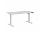 BUREAU DROIT EOL LUTZ 2 REGLABLE HAUTEUR L1600X800MM  PLATEAU BLANC NEIGE PIETEMENT BLANC
