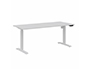 BUREAU DROIT EOL LUTZ 2 REGLABLE HAUTEUR L1800X800MM  PLATEAU BLANC NEIGE PIETEMENT BLANC