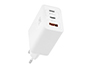 CHARGEUR T'NB GAN 2 USB-C POWER DELIVERY + 1 USB-A 65W  COLORIS BLANC