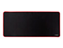 TAPIS SOURIS Q-CONNECT XXL 900X400MM COLORIS NOIR AVEC   BORD ROUGE