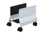 SUPPORT Q-CONNECT UNIT CENTRALE MTAL SOLIDE LARGEUR RGLABLE 132/220MM ROULETTES FREINS