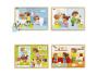 PUZZLES NATHAN TOUT PROPRE LOT DE 4 PUZZLES