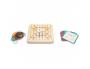 GEOBOARD BS TOYS POUR CR ER DES DESSINS 1 PLANCHE EN BOIS AVEC 48 ELASTIQUES ET 20      CARTES MODELES