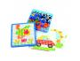 MOSAIQUE PUZZLE ART LAP 490 PIECES MULTICOLORES CARREES   OU TRIANGULAIRE PLASTIQUE