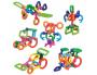 ATELIER CLIPS LAP JEU DE CONSTRCUTION CREATION DE      VEHICULES PERSONNAGES O       ANIMAUX COLORES 50 CLIPS 12