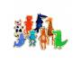 PIECES MAGNETIQUES CRAZY ANIMAUX DJECO EN BOIS 8       ANIMAUX 3 PIECES CHACUN 8     PERSONNAGES 24 PIECES DE 3 A