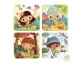 PUZZLES PROGRESSIFS JANOD LES 4 SAISONS 4 PUZZLES DE 6 9 12 ET 16 PIECES