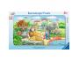 PUZZLES CARTON 15 PIECES RAVENSBURGER EXCURSION AU ZOO 1 PUZZLE DE 15 PIECES ET 1    CADRE