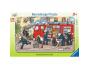 PUZZLES CARTON 15 PIECES RAVENSBURGER MA VOITURE DE    POMPIER 1 PUZZLE DE 15 PIECES ET 1 CADRE