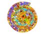 PUZZLES CARTON 350 PIECES DJECO HISTOIRE + LIVRET ROND  FRESQUE HISTORIQUE 350 PIECES ET POSTER DE MEME TAILLE