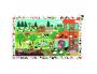 PUZZLES CARTON D OBSERVATION DJECO LA FERME 35 PIECES ET 1 POSTER MODELE