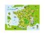 PUZZLES CARTE DE FRANCE NATHAN CARTE DE FRANCE        ILLUSTREE 100 PIECES