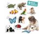 PUZZLES GEANTS AKROS MAXI PUZZLES LES ANIMAUX 5 PUZZLES DE 3 PIECES ET 4 PUZZLES DE 4 PIECES
