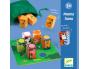 MEMO DJECO MEMO SONO JEU EDUCATIF RETROUBVER LES       PAIRES 12 CUBES 1 SAC EN      TISSU 1 PLATEAU DE JEU