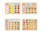 BESOINS SPECIFIQUES MATERIELS PEDAGOGIQUES AKROS TABLEAU    DOUBLE ENTREE NIVEAU 1 4      PLATEAUX EN BOIS 4X25 TUILES