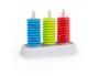 ABAQUES MINILAND PETITS ABAQUES CLASSIFICATION DES    COULEUR 4 ABAQUES ET 120      PIECES 3 COLORIS ASSORTIS