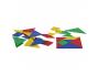 TANGRAMS WISSNER TANGRAMS EN PLASTIQUE 7 PIECES POUR       FORMER 1 CARRE 10X10 CM 4     TANGRAMS DE 7 PIECES 4