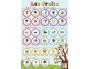 POSTERS SOUPLES BOUCHUT LES FRUITS SUPPORTS LUDIQUES      MATERIAU SOUPLE 150G 52X76 CM