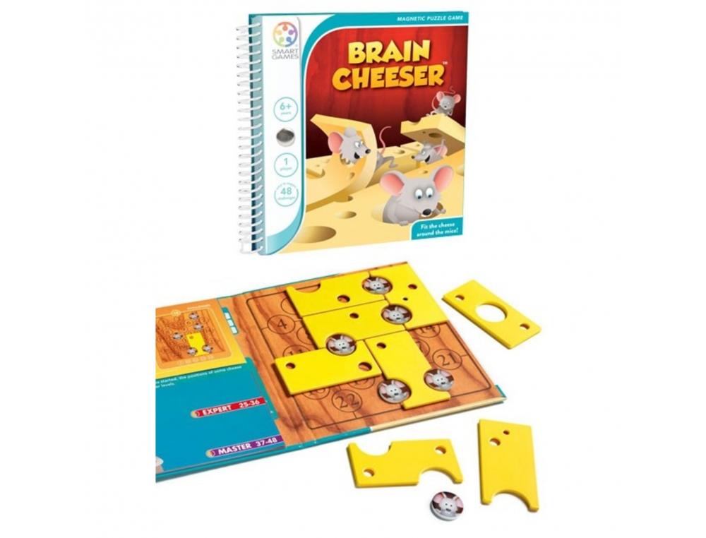 LOGIQUE REFLEXION SMART GRUYERE PARTY TRANCHES DE     FROMAGE ET TETES DE SOURIS 48 DEFIS ET SOLUTIONS 1 JOUEUR