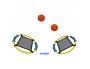JEUX DE RAQUETTE FIRST LOISIRS RAQUETTES TRAMPOLINE  LOT DE 2 RAQUETTES ET 2       BALLES EN MOUSSE