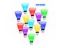 BADMINTON FIRST LOISIRS VOLANTS DE BADMINTON LOT DE   12 COLORIS ASSORTIS