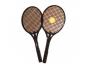 TENNIS FIRST LOISIRS RAQUETTE TENNIS PVC INITIATION AU      TENNIS LEGERES LOT DE 2       RAQUETTES ET 1 BALLE