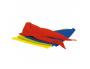 FOULARD TRIANGULAIRE TREMBLAY 85X64X64CM COLORIS JAUNE LOT  6 UNITES