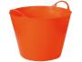 SEAU RANGEMENT EDUPLAY EN PLASTIQUE SOUPLE CAPACITE 26L 39X30CM COLORIS ASSORTIS