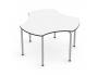 TABLE MIRPLAY HEXAGONALE METALDIAM. 130CM MATERNELLE